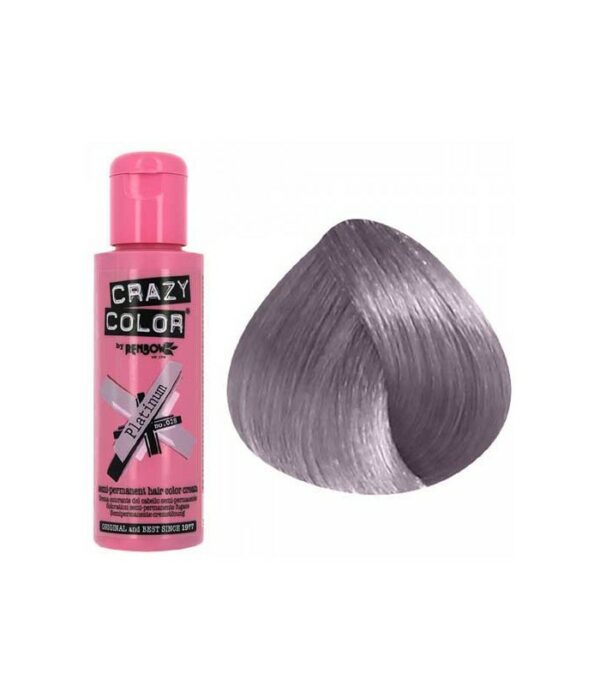 crazy color platinum 100 ml colore semi permanente