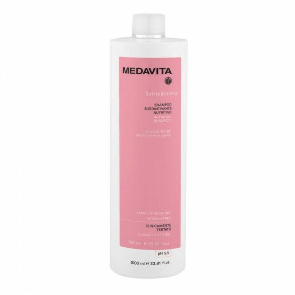 shampoo sostantivante nutritivo 1000 ml medavita nutrisubstance