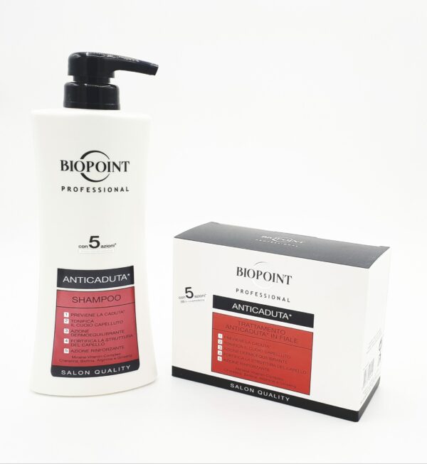 Biopoint KIT capelli anticaduta Shampoo 400 ml + Fiale 10X7ML offerta Bellezza Marketing